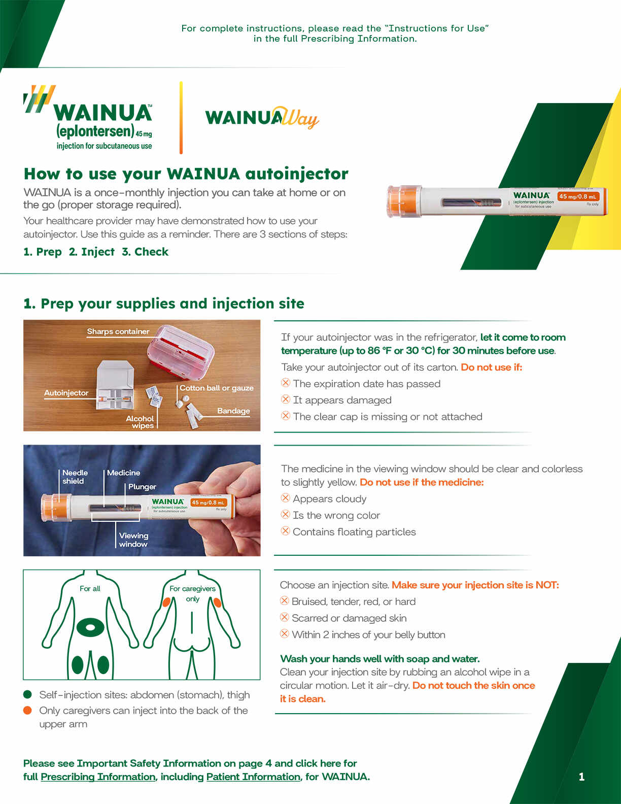 Learn How to Use WAINUA Autoinjector